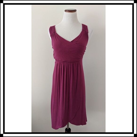 EUC! Daisy Fuentes Purple Knit Dress Size M - Picture 1 of 5
